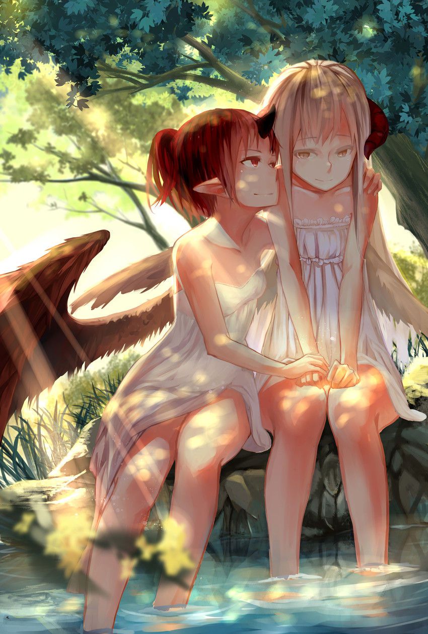 [Yuri] Flirting lesbian erotic image of a girl with each other 5 [2-d] 19