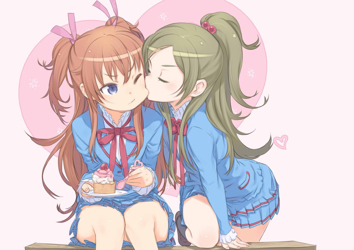 [Yuri] Flirting lesbian erotic image of a girl with each other 5 [2-d] 20