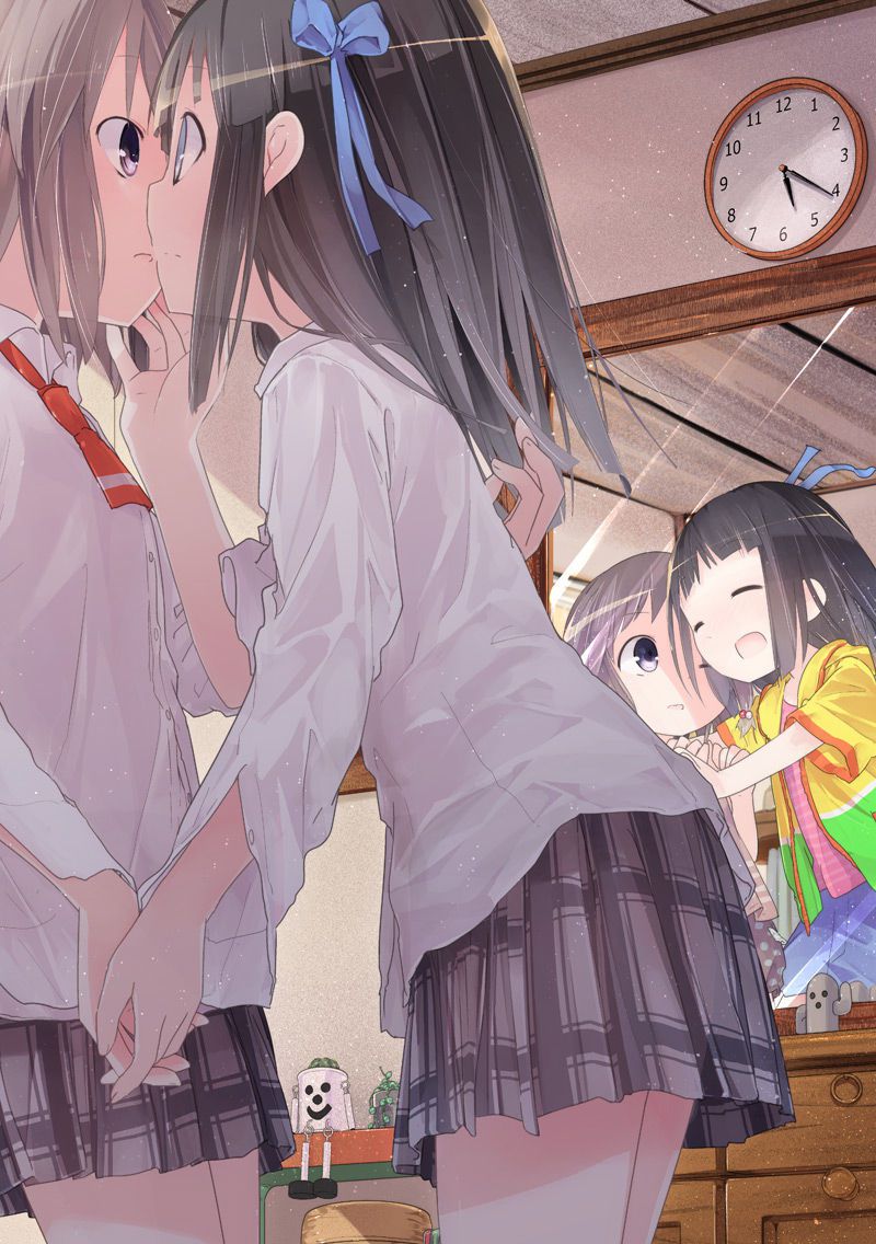 [Yuri] Flirting lesbian erotic image of a girl with each other 5 [2-d] 42