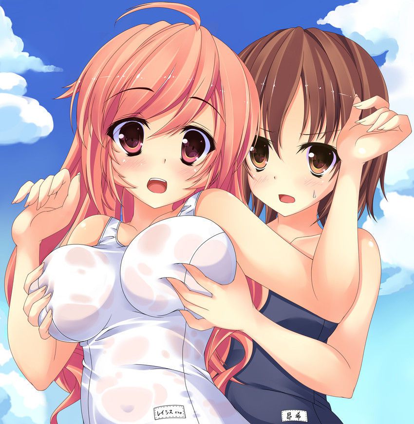 [Yuri] Flirting lesbian erotic image of a girl with each other 5 [2-d] 50