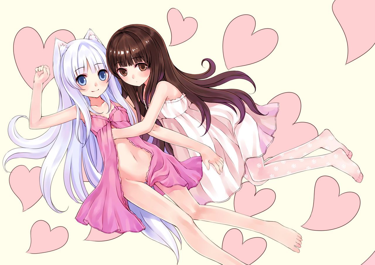 [Yuri] Flirting lesbian erotic image of a girl with each other 5 [2-d] 51