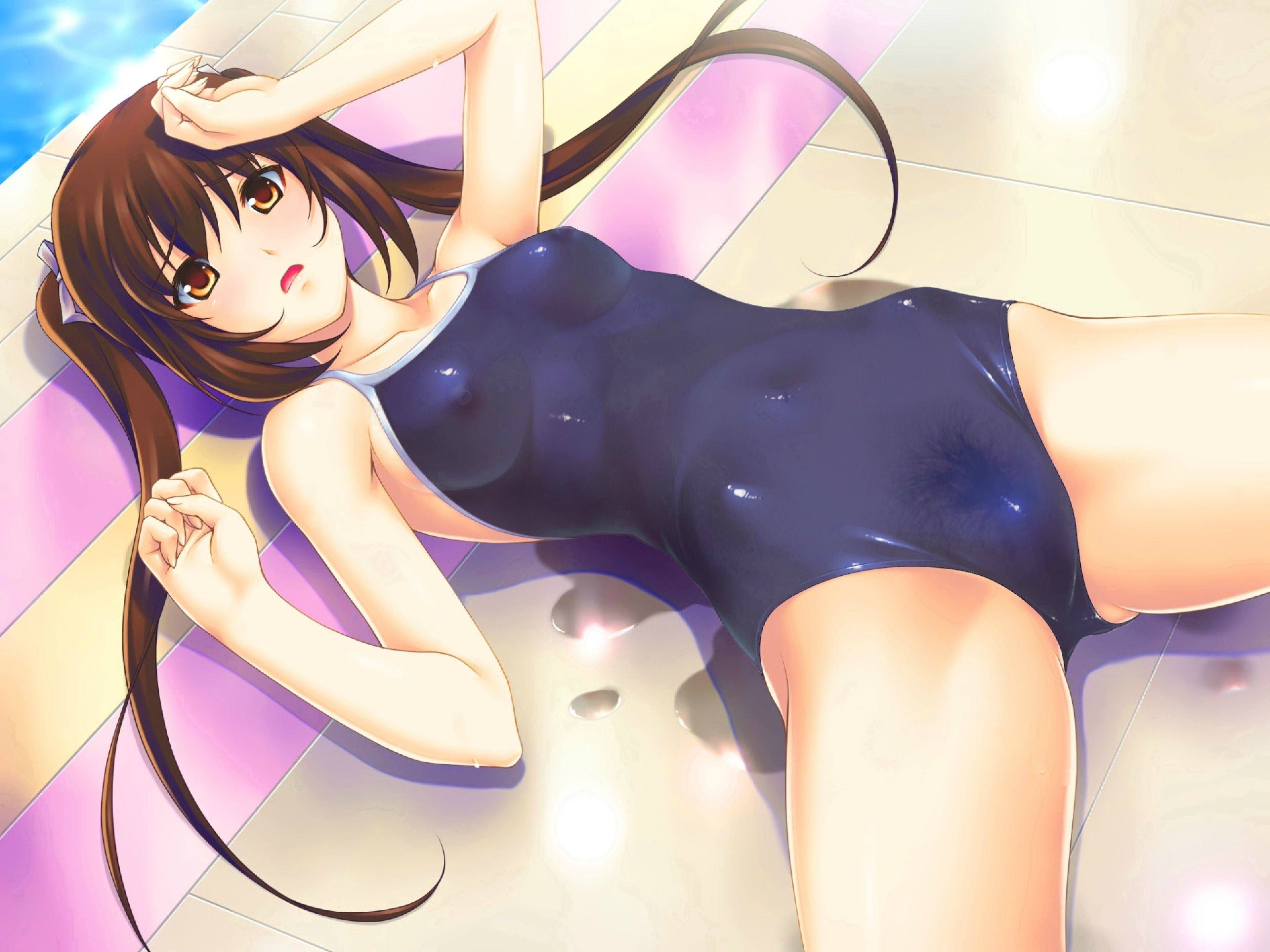 The second erotic picture of the girl in the school swimsuit collected only wwww Part 4 36