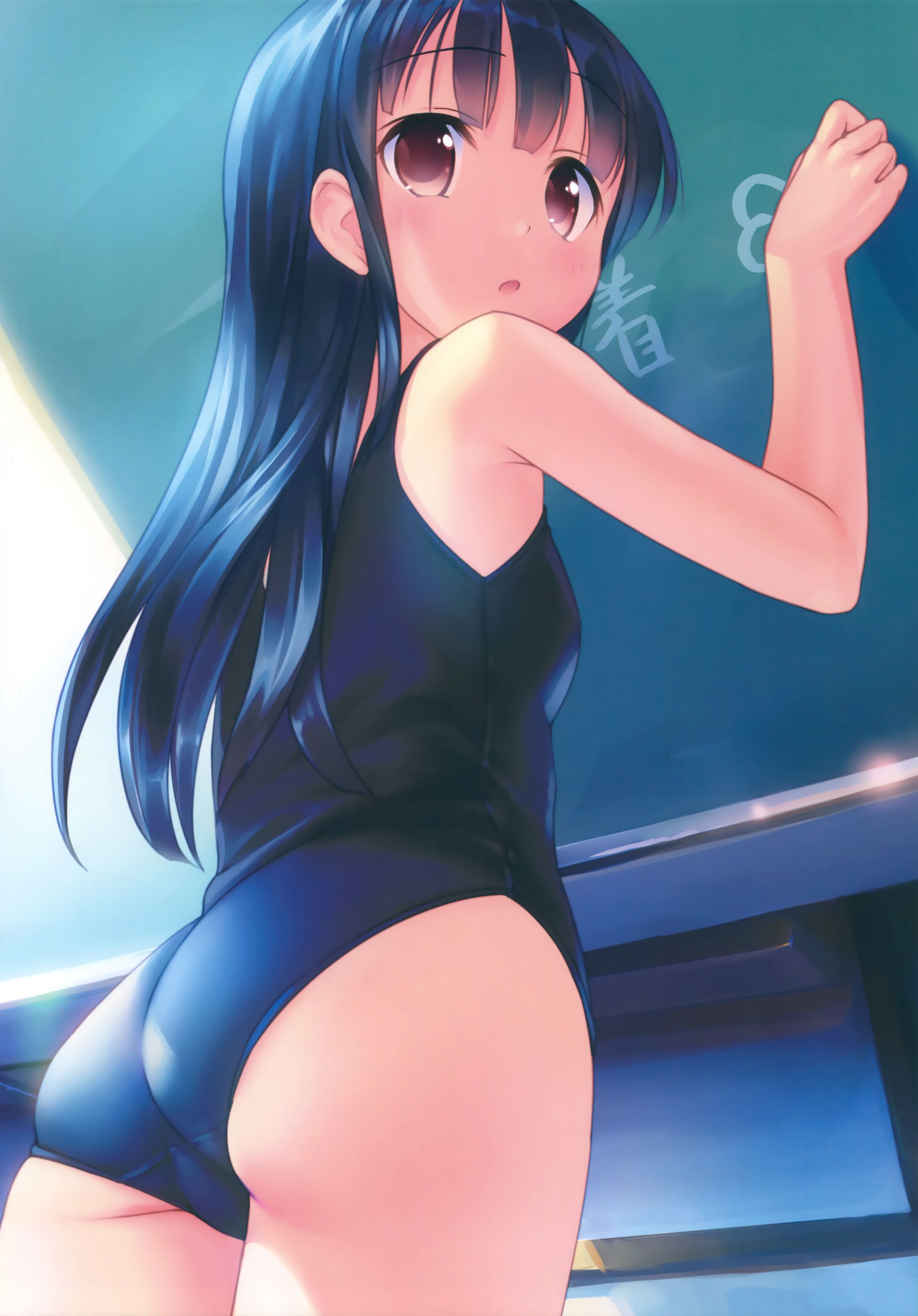 The second erotic picture of the girl in the school swimsuit collected only wwww Part 4 6