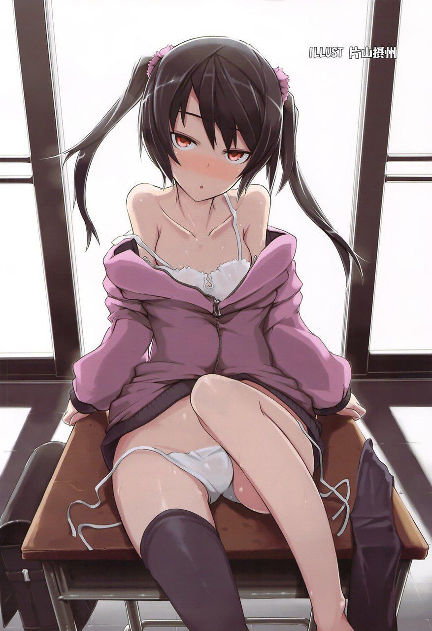 Be happy to see the erotic images of twin tails! 4