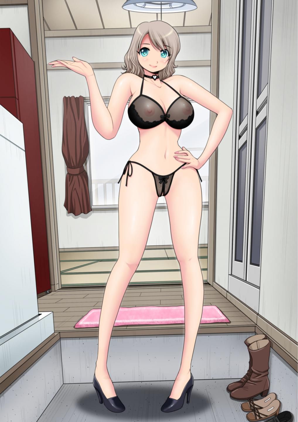 The second erotic image of the girl who is hanging around in underwear wwww Part 5 32