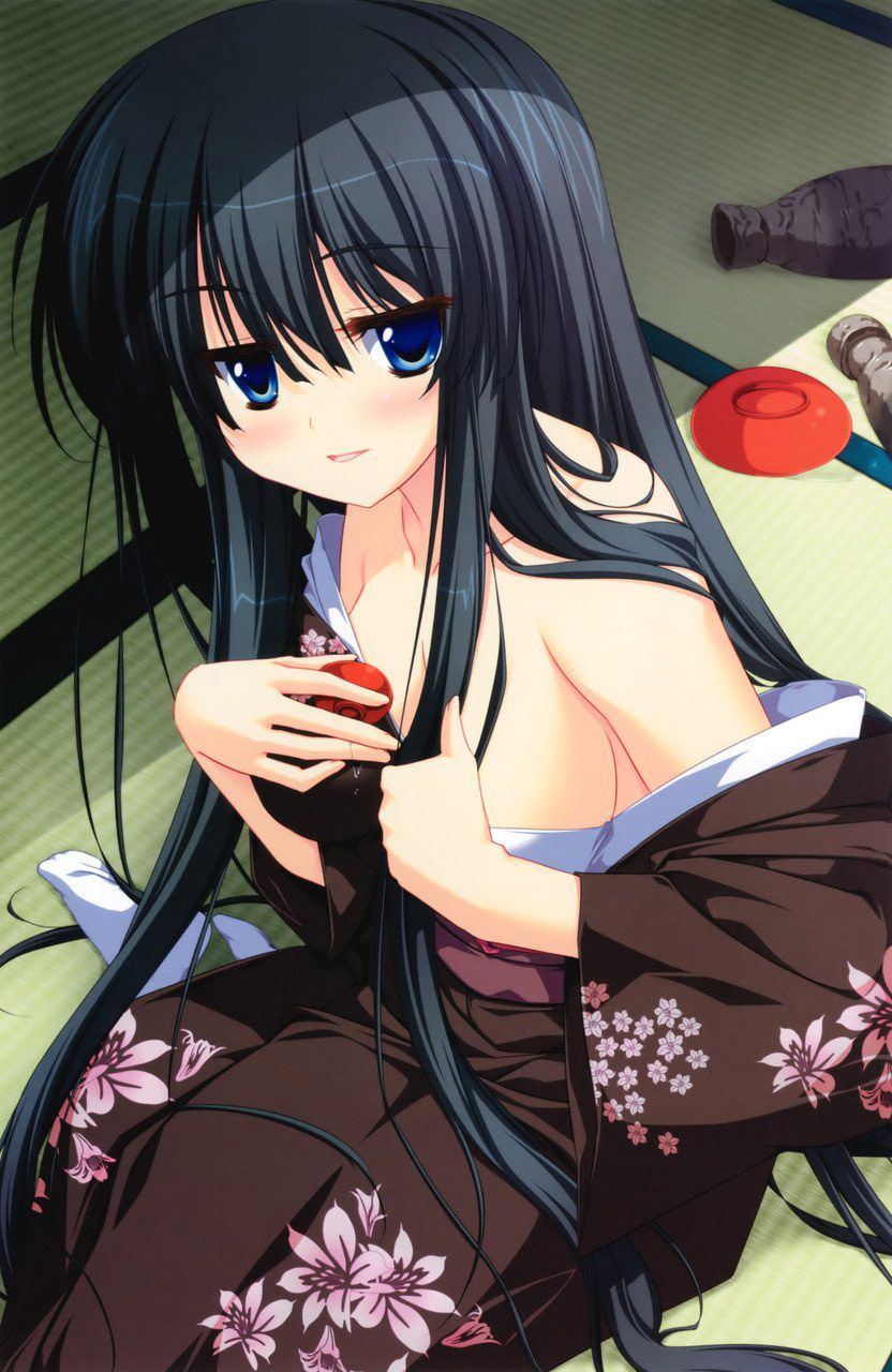 It is flickering from the gap of the kimono! The secondary image of a girl wearing kimono is wwww erotic 24