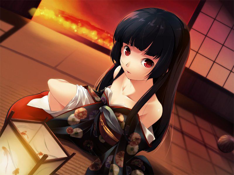 It is flickering from the gap of the kimono! The secondary image of a girl wearing kimono is wwww erotic 26