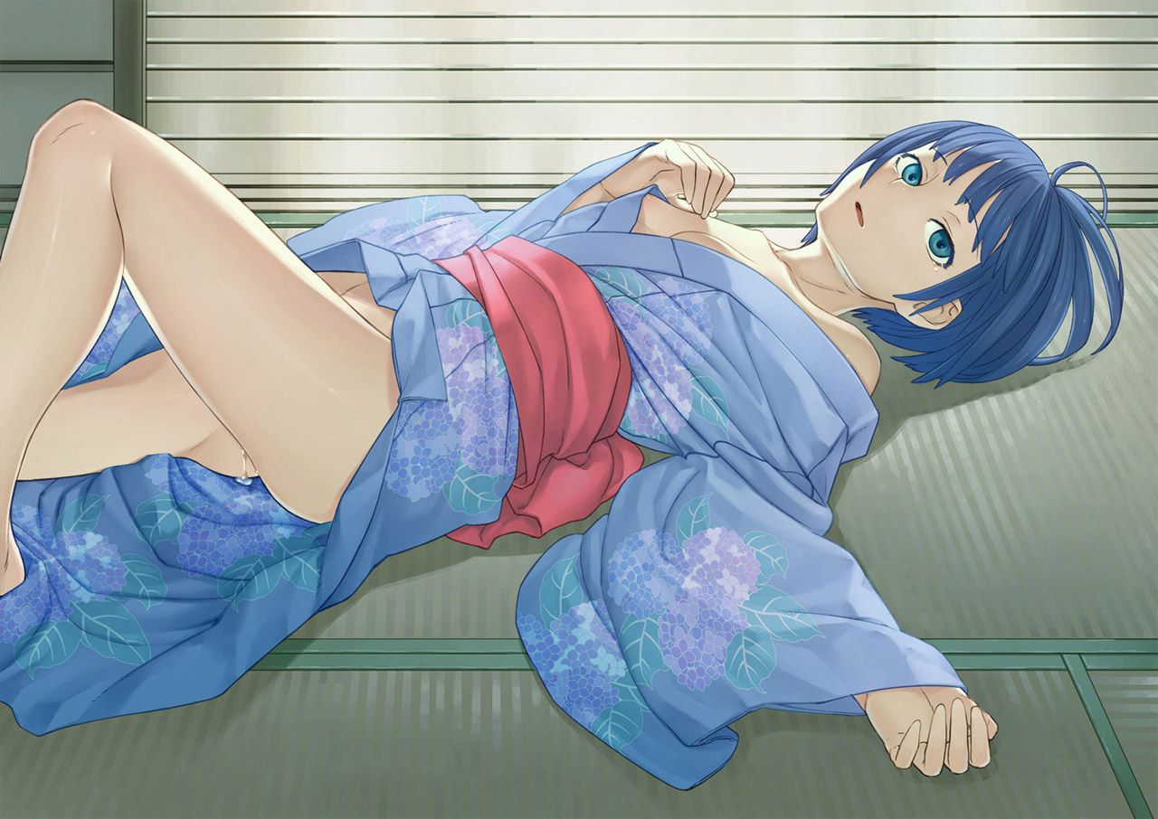 It is flickering from the gap of the kimono! The secondary image of a girl wearing kimono is wwww erotic 36