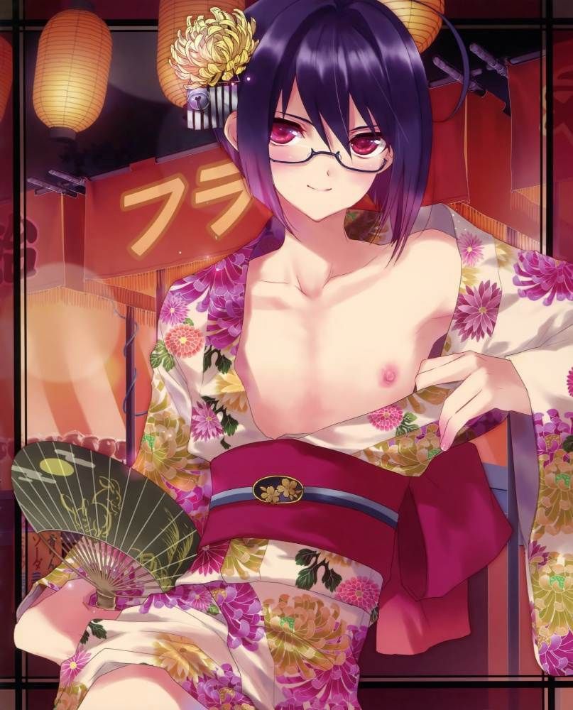 It is flickering from the gap of the kimono! The secondary image of a girl wearing kimono is wwww erotic 40