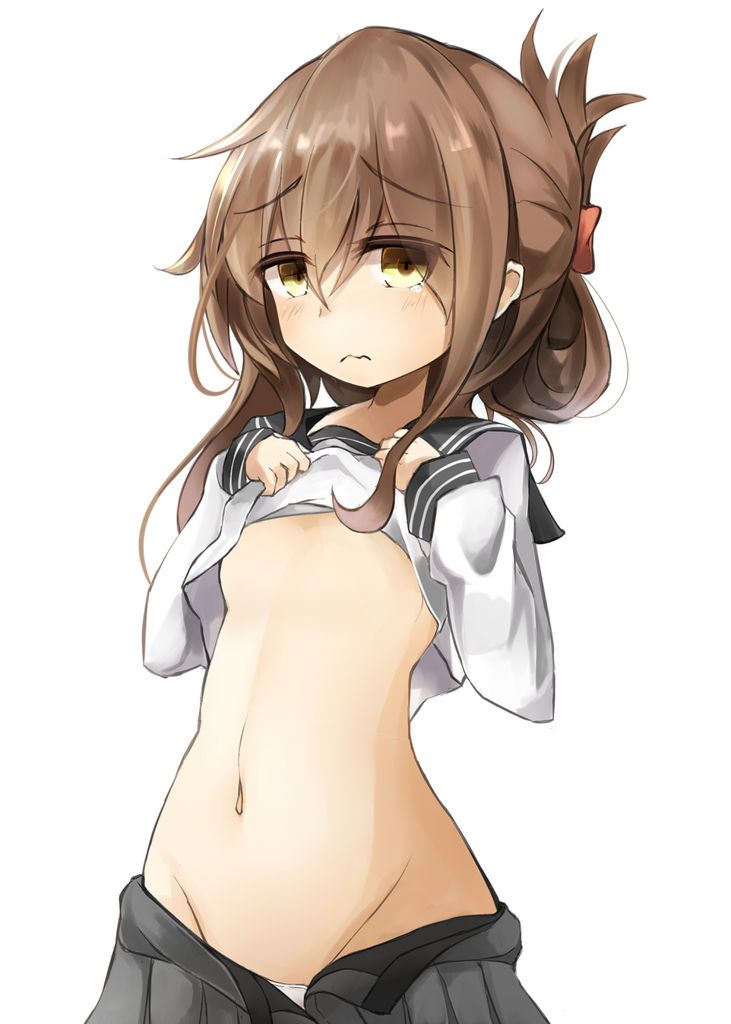 The secondary image of the belly button and stomach of a very cute girl who wants to lick 40