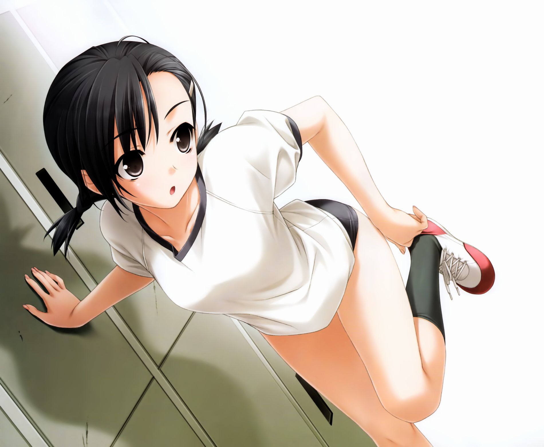 Cane want thighs! The second erotic image of the girl wearing bloomers and gymnastics wwww part2 16