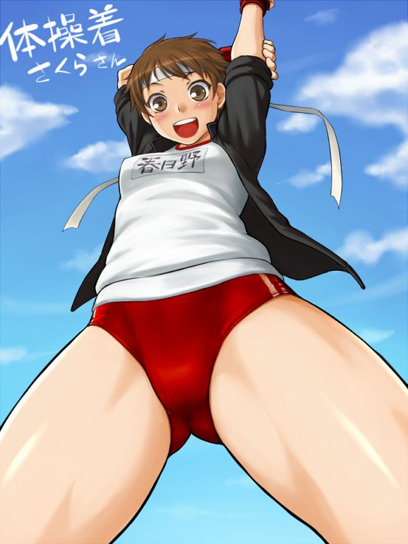 Cane want thighs! The second erotic image of the girl wearing bloomers and gymnastics wwww part2 23