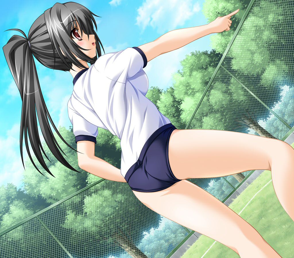 Cane want thighs! The second erotic image of the girl wearing bloomers and gymnastics wwww part2 38