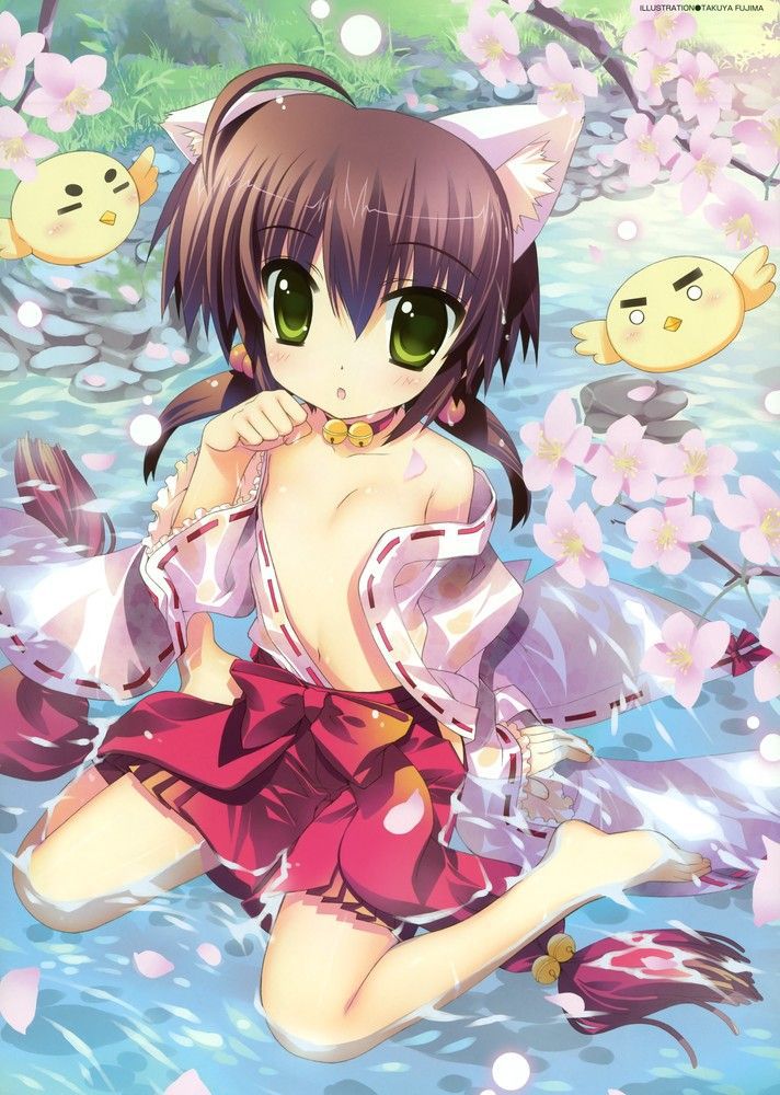 Naughty secondary image of a pretty girl in a Miko's clothes [118 selections] 21