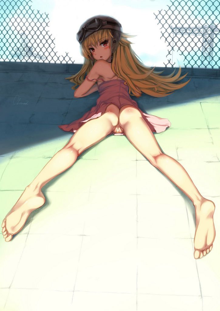[Super-elect Lori 200 sheets] cute and naughty secondary image of Oshino Shinobu [small breasts, barefoot, foot fetish story series] 179
