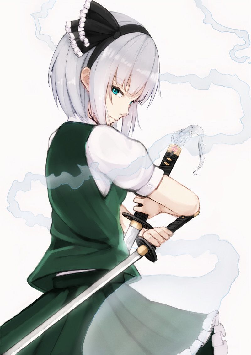 [Secondary erotic] secondary erotic image of a girl with a weapon 13 [swords, etc.] 19