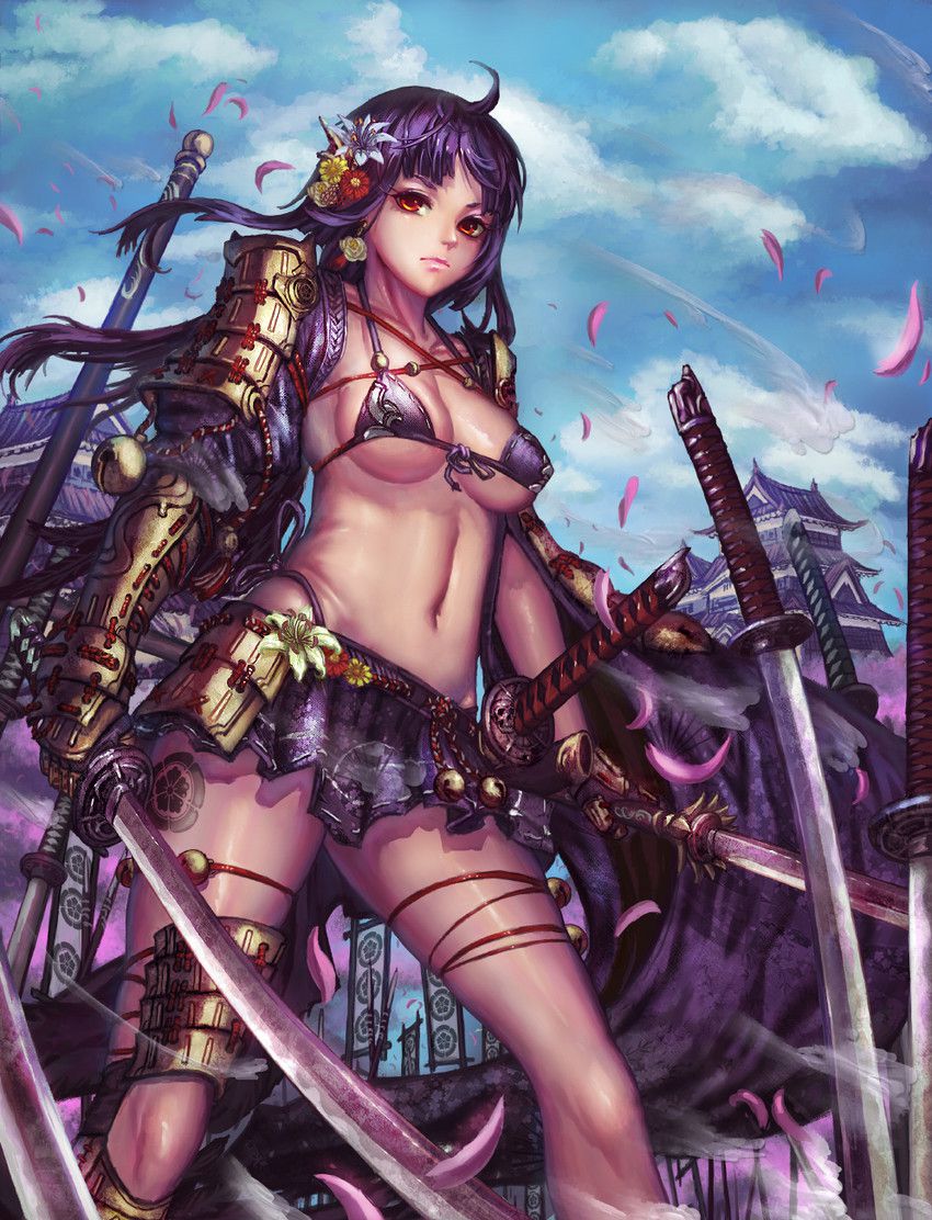 [Secondary erotic] secondary erotic image of a girl with a weapon 13 [swords, etc.] 2