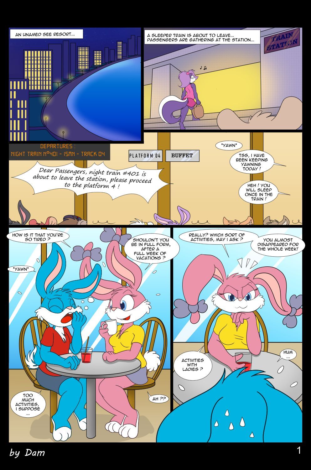 [Dam] Toons on a train [Ongoing] 1