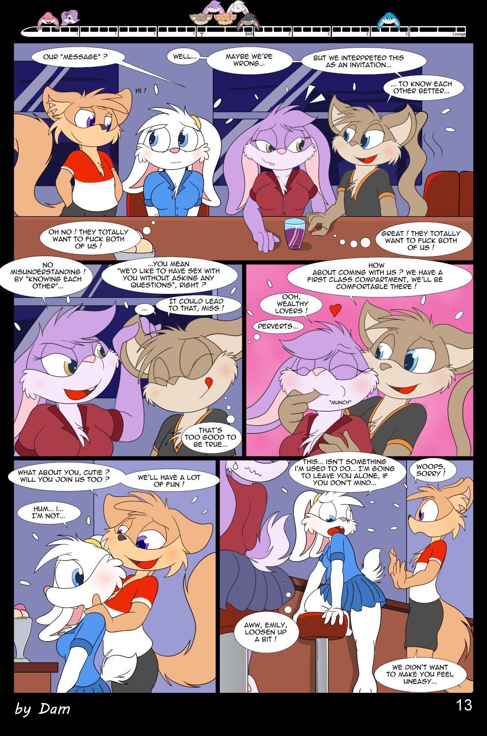 [Dam] Toons on a train [Ongoing] 13