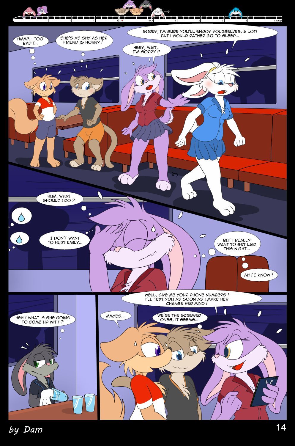 [Dam] Toons on a train [Ongoing] 14