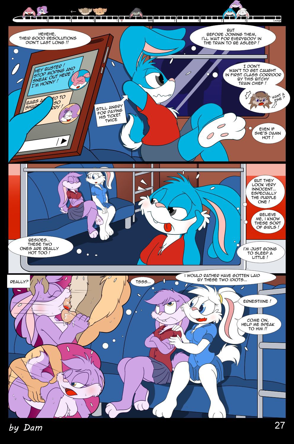 [Dam] Toons on a train [Ongoing] 27