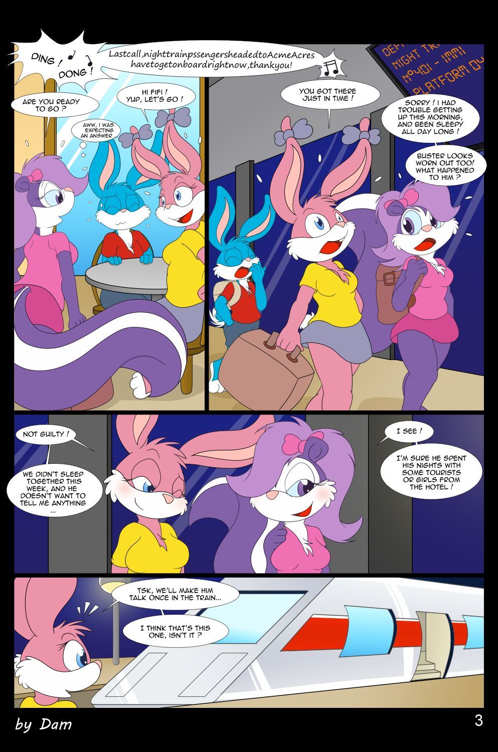 [Dam] Toons on a train [Ongoing] 3