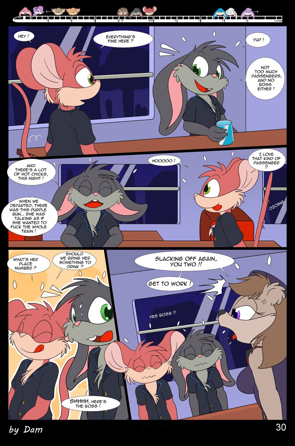 [Dam] Toons on a train [Ongoing] 30