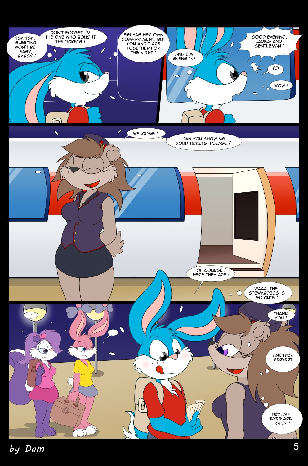 [Dam] Toons on a train [Ongoing] 5