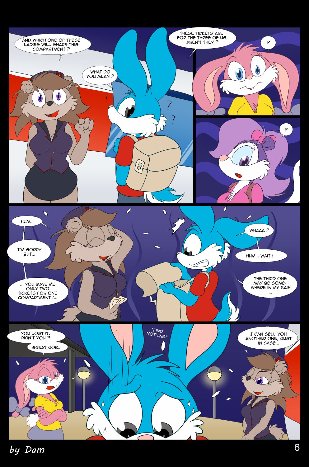 [Dam] Toons on a train [Ongoing] 6