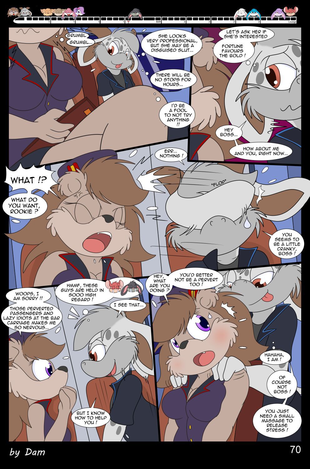 [Dam] Toons on a train [Ongoing] 70