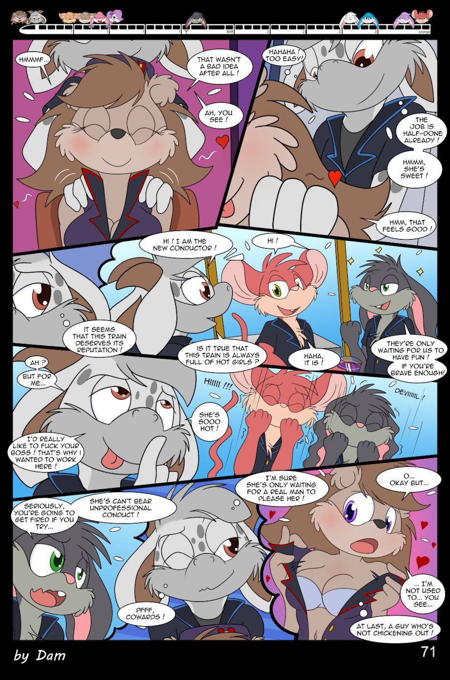[Dam] Toons on a train [Ongoing] 71