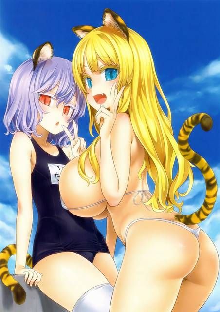 [58 pieces] Cute Erofeci image collection of two-dimensional school swimsuit. 45 11