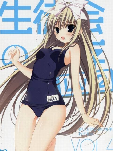 [58 pieces] Cute Erofeci image collection of two-dimensional school swimsuit. 45 3