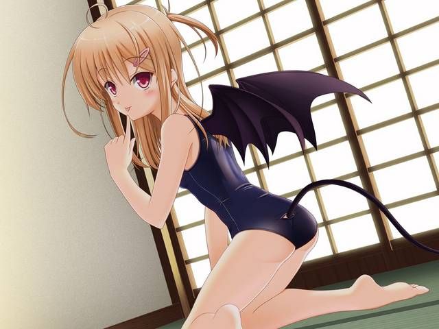 [58 pieces] Cute Erofeci image collection of two-dimensional school swimsuit. 45 37
