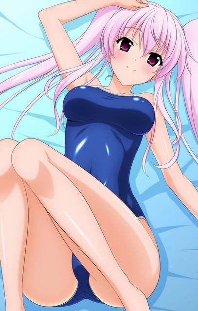 [58 pieces] Cute Erofeci image collection of two-dimensional school swimsuit. 45 50