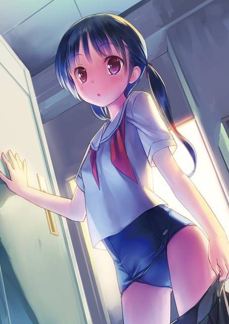 [58 pieces] Cute Erofeci image collection of two-dimensional school swimsuit. 45 52