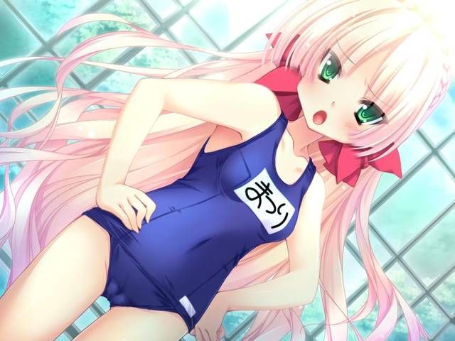 [58 pieces] Cute Erofeci image collection of two-dimensional school swimsuit. 45 9