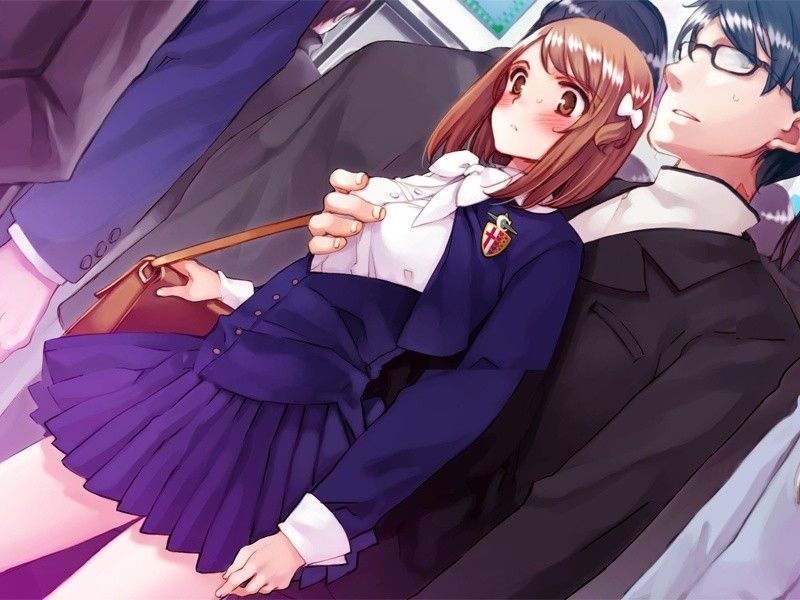 [Molester] pretty target! Erotic image of the crowded train is molester 3 [2-d] 25