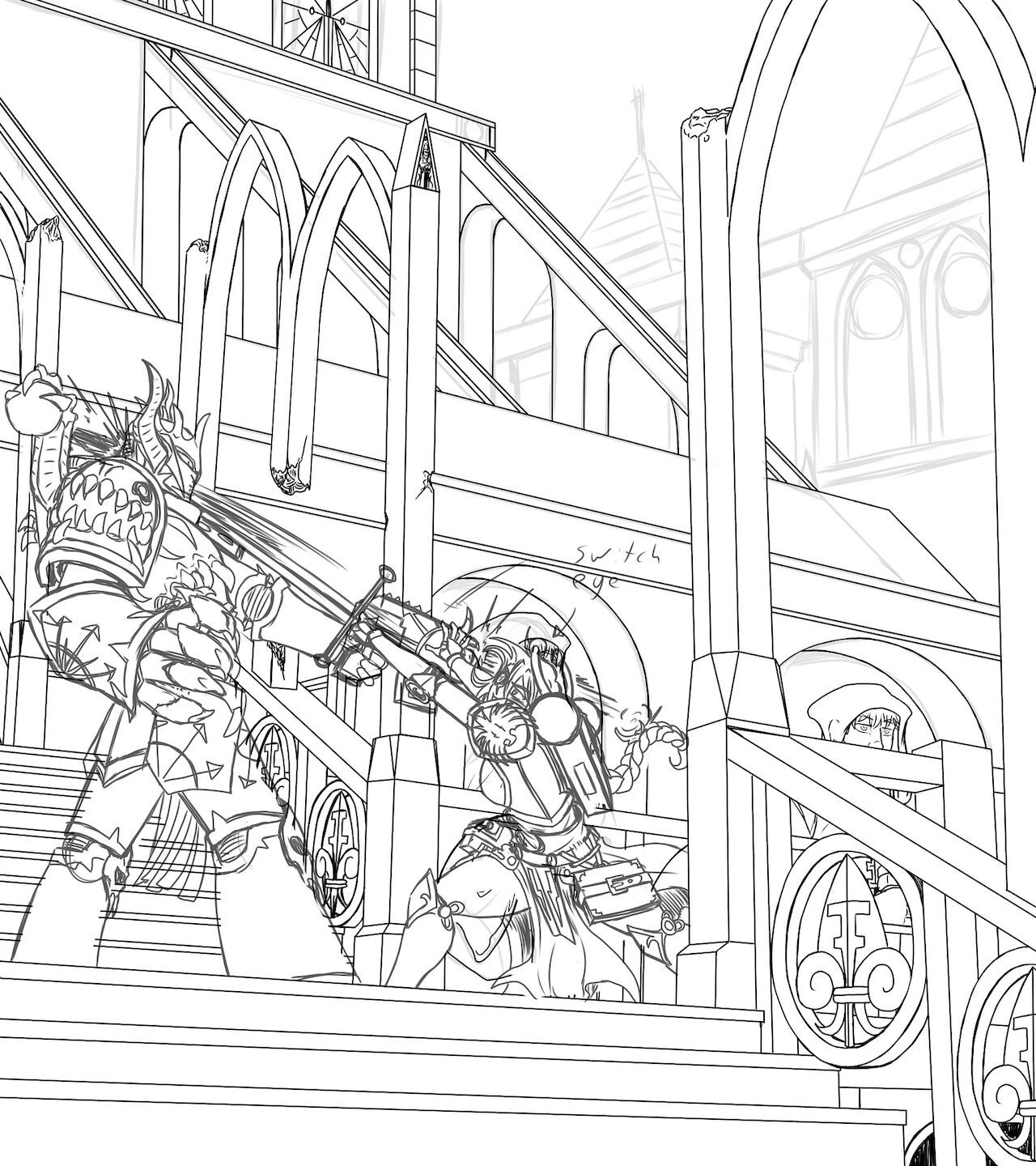 Kiahl's Sororitas Stories and 40k art 60