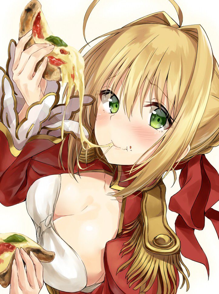 Secondary: The second image of a cute girl who is eating food. 10 [non-erotic] 10