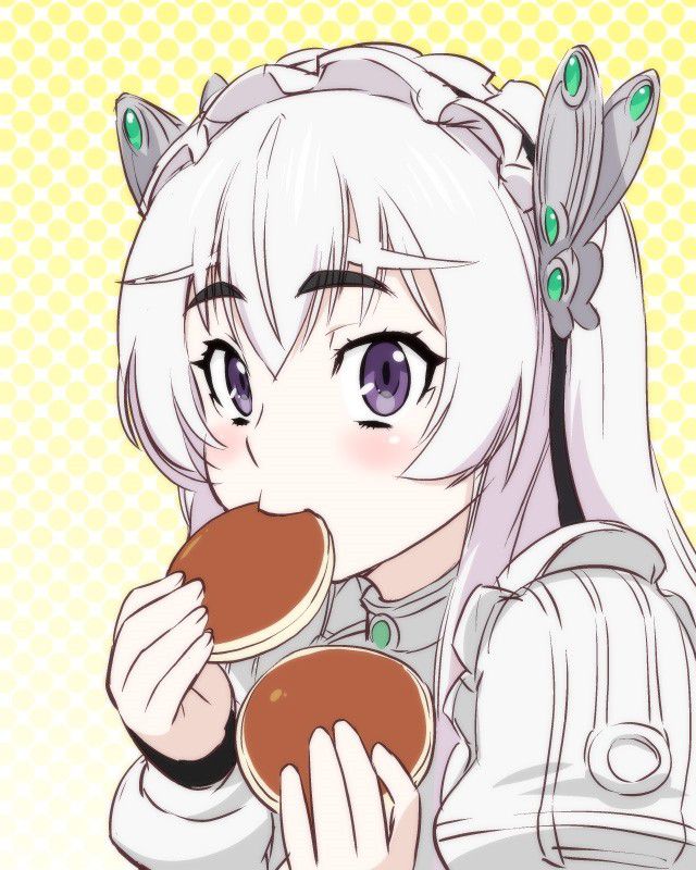 Secondary: The second image of a cute girl who is eating food. 10 [non-erotic] 24