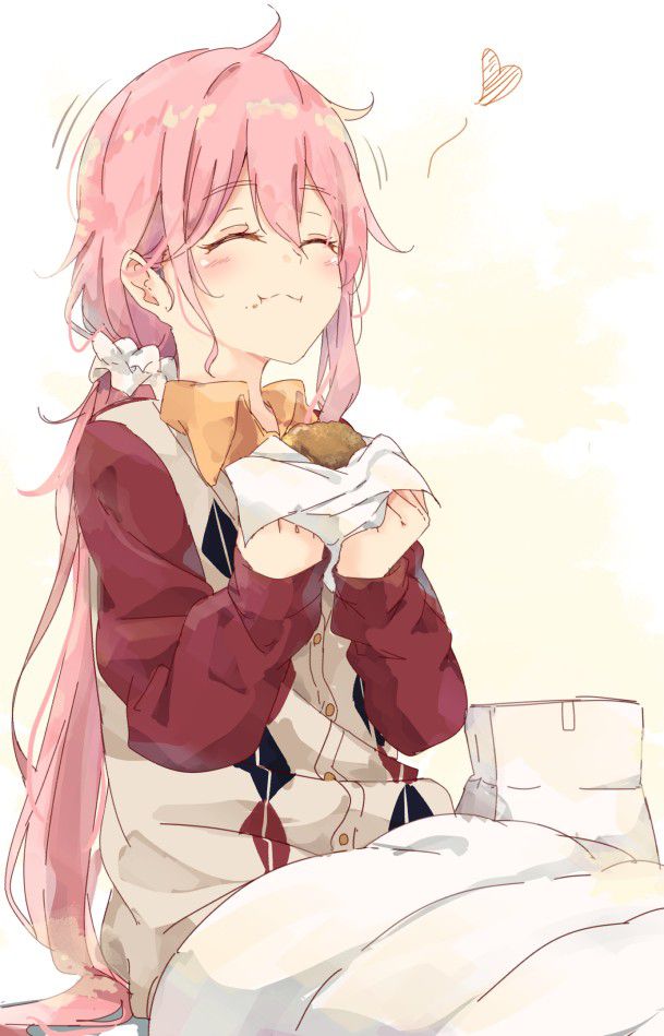 Secondary: The second image of a cute girl who is eating food. 10 [non-erotic] 30