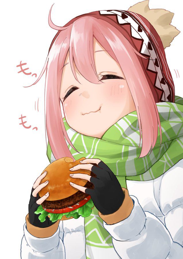 Secondary: The second image of a cute girl who is eating food. 10 [non-erotic] 31