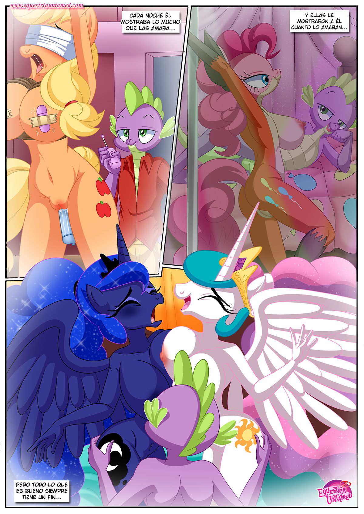 [Palcomix] La Fantasía Definitiva de Spike O El Harem del Rey Dragón | (My Little Pony: Friendship is Magic) (Spanish) [kalock] [En Progreso] 4