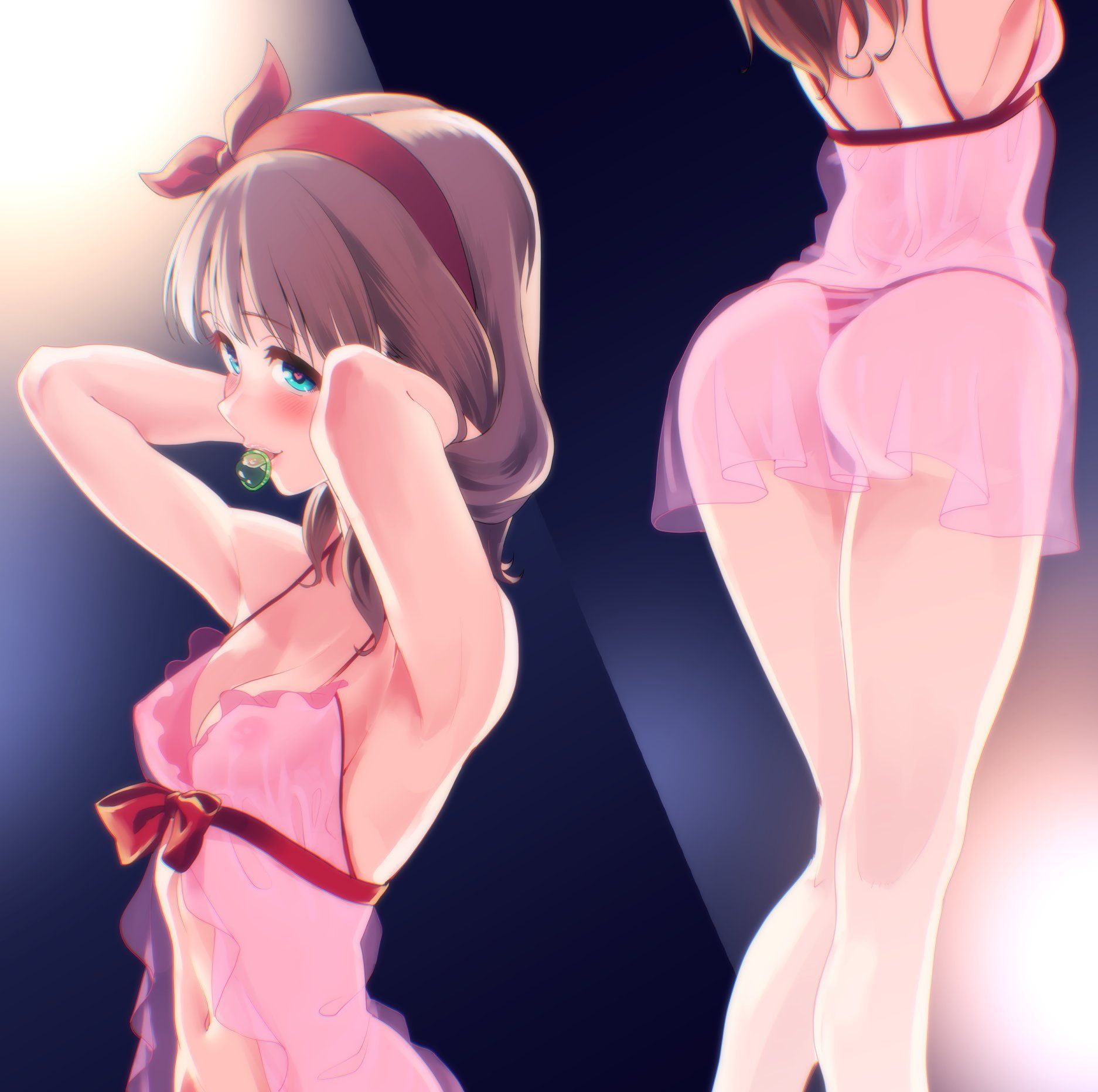 【Erotic Anime Summary】 Beauty and beautiful girls wearing naughty T-backs with fierce bite into the buttocks 【Secondary erotic】 28