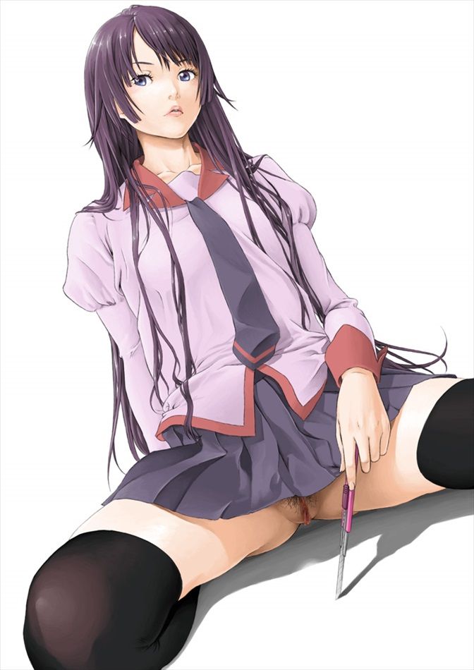 Bakemonogatari: Senjougahara Hitagi (asked my recommendation Hitagi) erotic pictures wwww part2 3