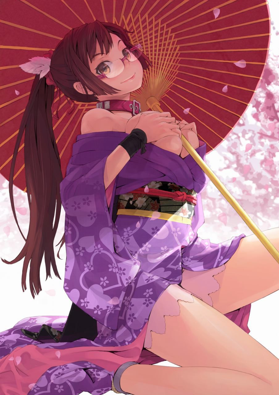 [Kimono, yukata] from behind and chest Gatsu! and open, while rubbing the breasts, prpr want to nape [zip] 20