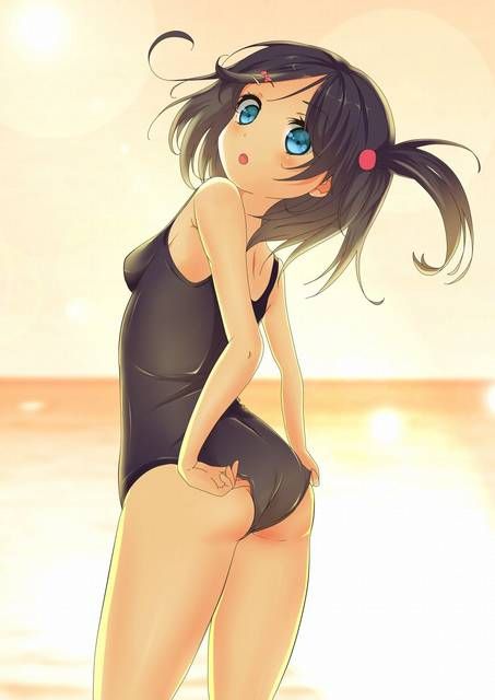 [57 pieces] Cute Erofeci image collection of two-dimensional, swimsuit girl. 35 1