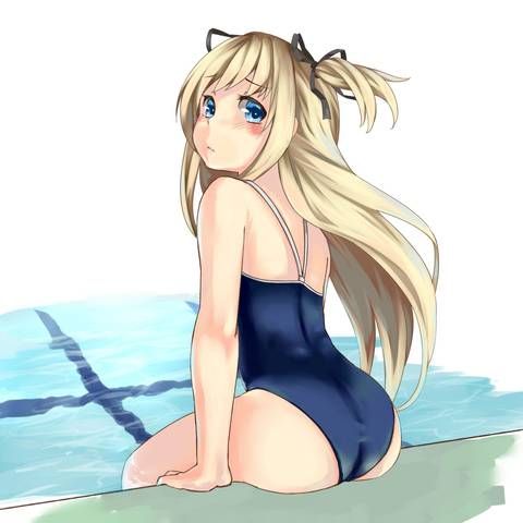 [57 pieces] Cute Erofeci image collection of two-dimensional, swimsuit girl. 35 32