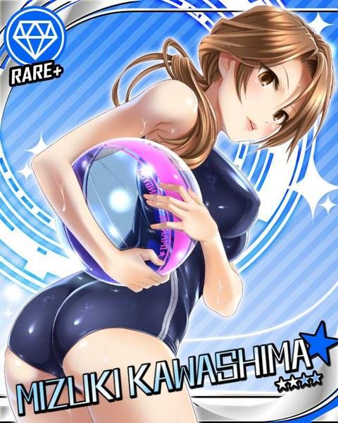 [57 pieces] Cute Erofeci image collection of two-dimensional, swimsuit girl. 35 39